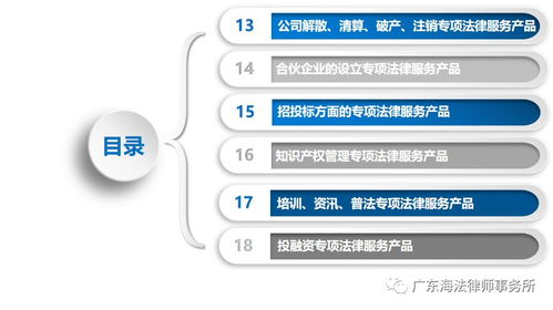 廣東海法律師事務所企業(yè)法律服務產品——信息咨詢服務
